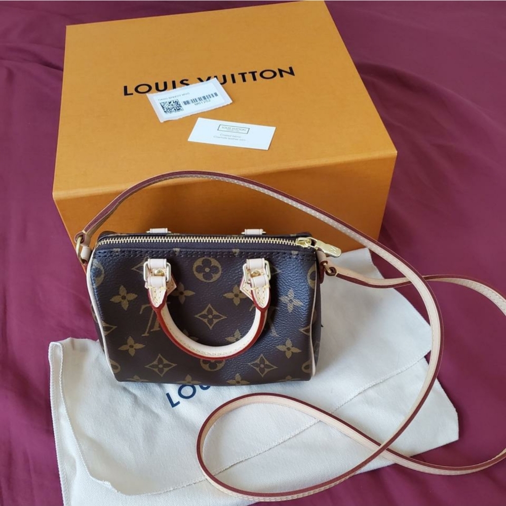 New authentic Louis Vuitton Nano Speedy - Picture 3 of 13